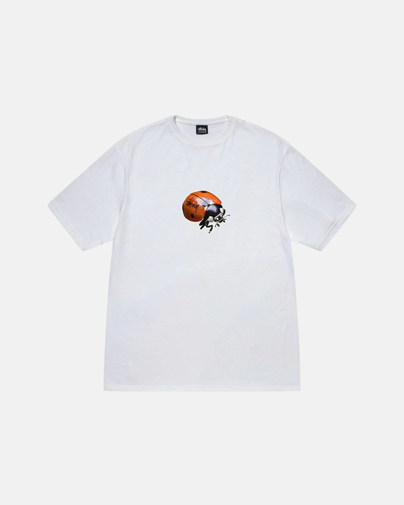 Stüssy Ladybug T-shirt Vita | Sverige 370SHTFPR