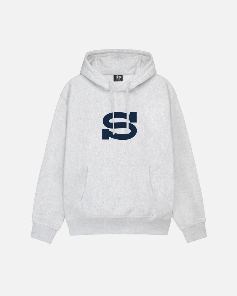 Stüssy Letterman Hoodie Grå | Sverige 906DMCASI