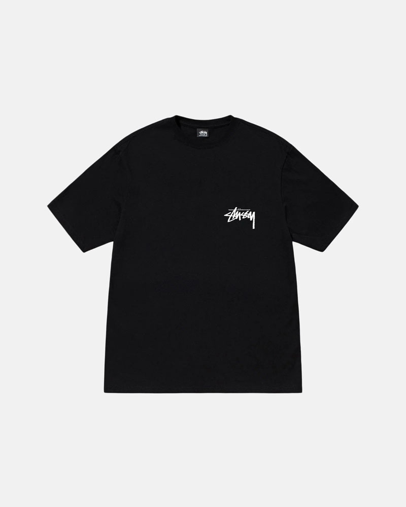 Stüssy Livin’ Large T-shirt Svarta | Sverige 103ICZQRH