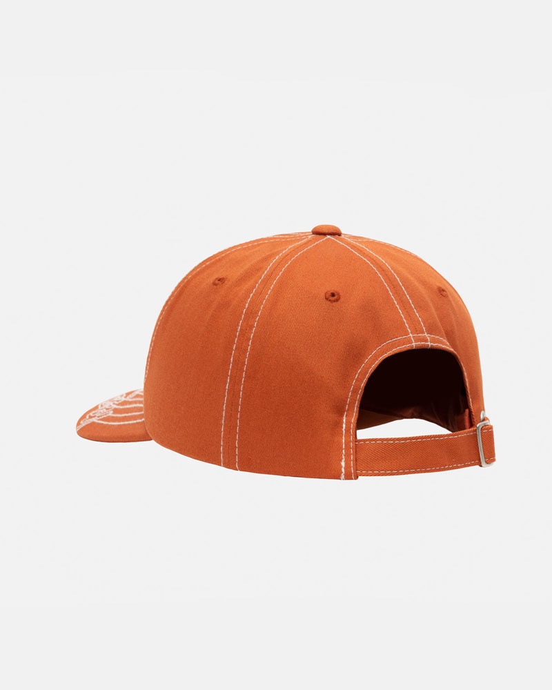 Stüssy Low Pro Basic Stitch Strapback Kepsar Orange | Sverige 713SWIYJG