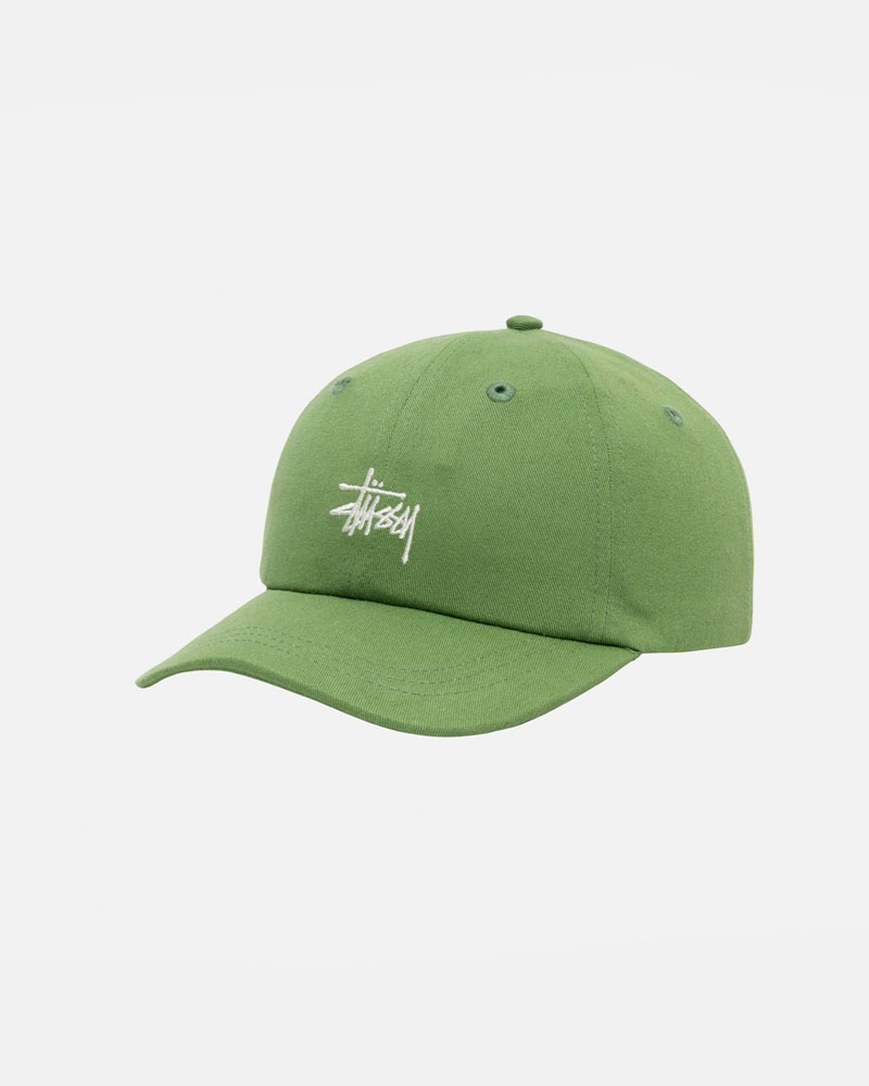 Stüssy Low Pro Basic Stock Strapback Kepsar Gröna | Sverige 096MKTBAC