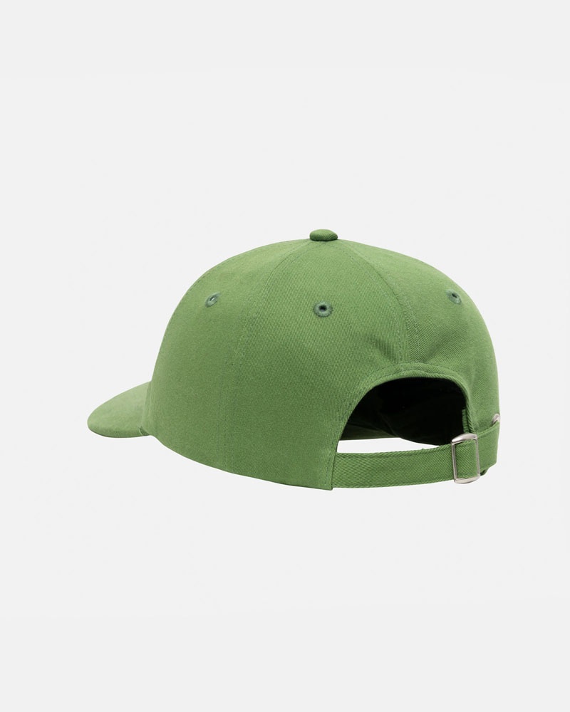 Stüssy Low Pro Basic Stock Strapback Kepsar Gröna | Sverige 096MKTBAC