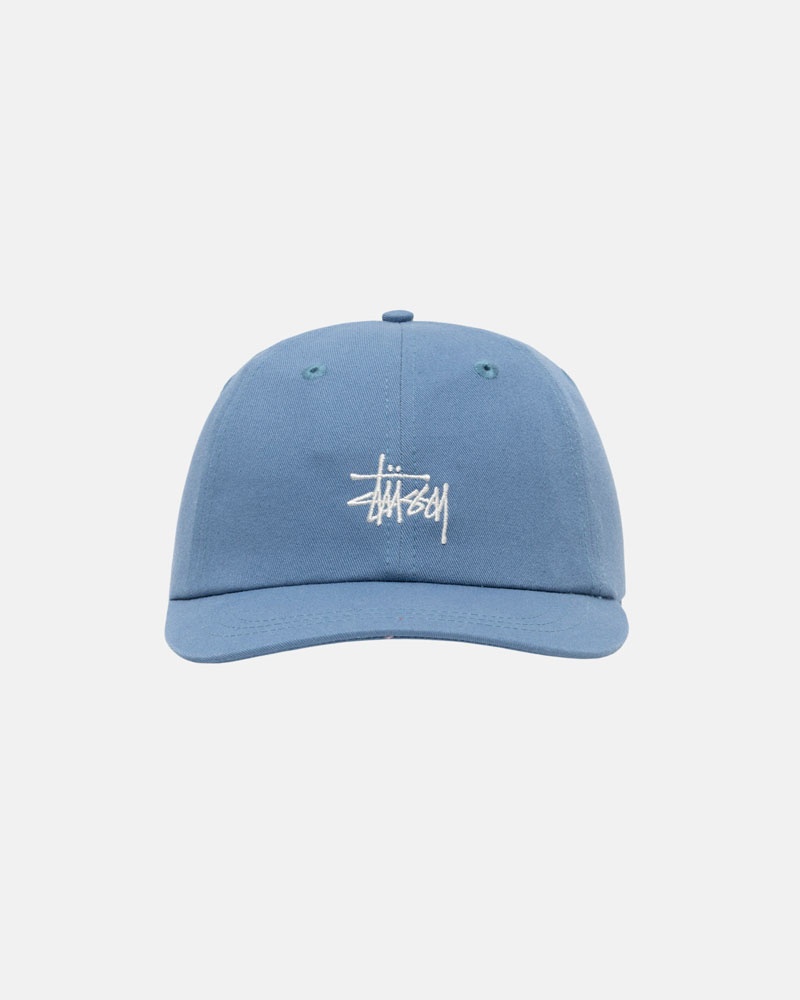 Stüssy Low Pro Basic Stock Strapback Kepsar Blå | Sverige 386GKWMEL