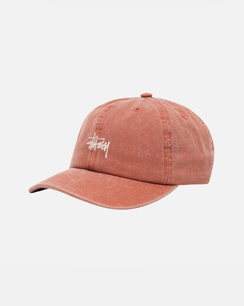 Stüssy Low Pro Basic Washed Strapback Kepsar Bruna | Sverige 158JZHTCQ