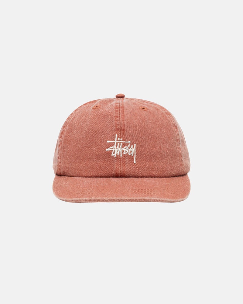 Stüssy Low Pro Basic Washed Strapback Kepsar Bruna | Sverige 158JZHTCQ