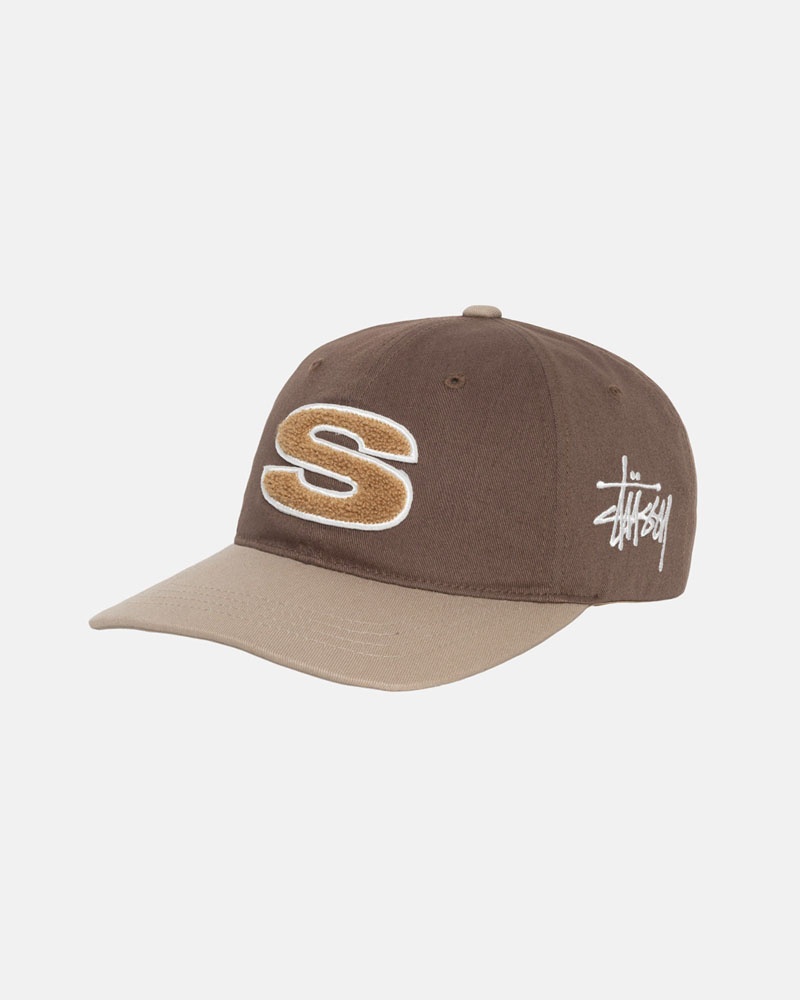 Stüssy Low Pro Chenille S Snapback Kepsar Bruna | Sverige 621FJBZPU