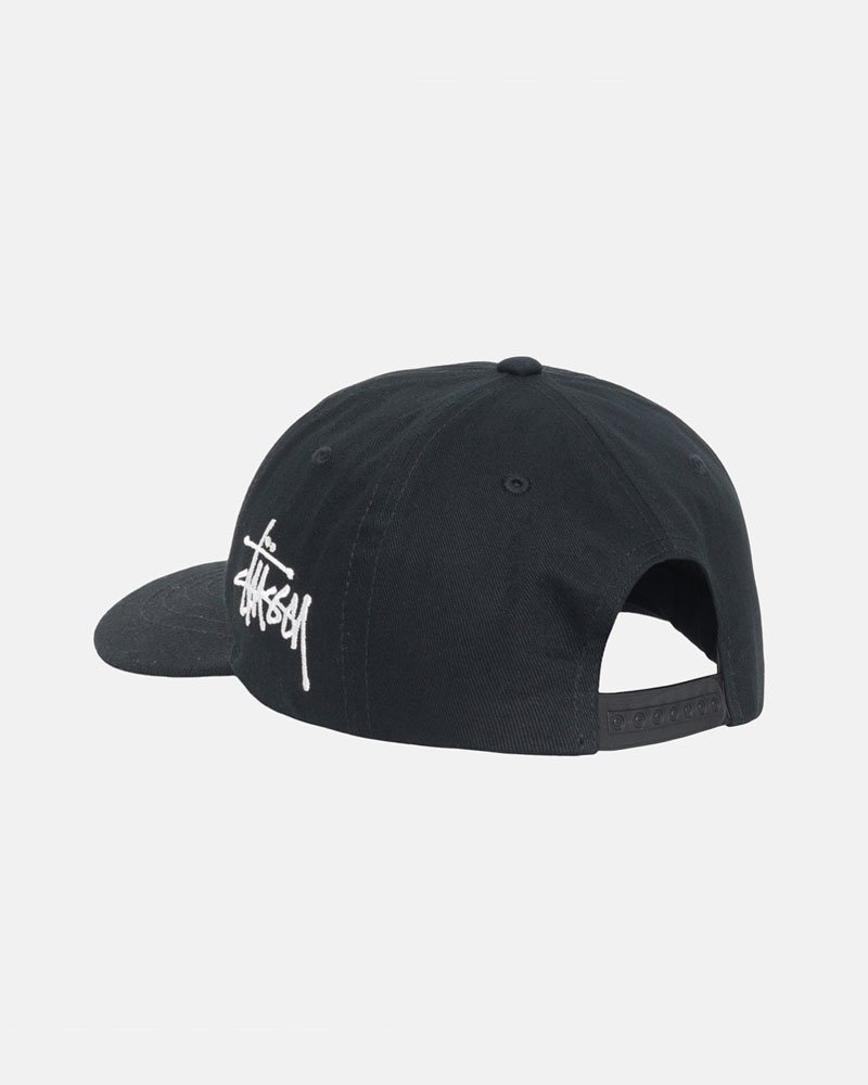 Stüssy Low Pro Chenille S Snapback Kepsar Svarta | Sverige 735VHXLIP