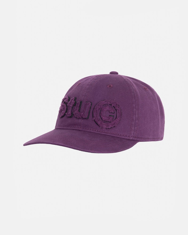 Stüssy Low Pro Copyright Applique Strapback Kepsar Lila | Sverige 187GIWSCF