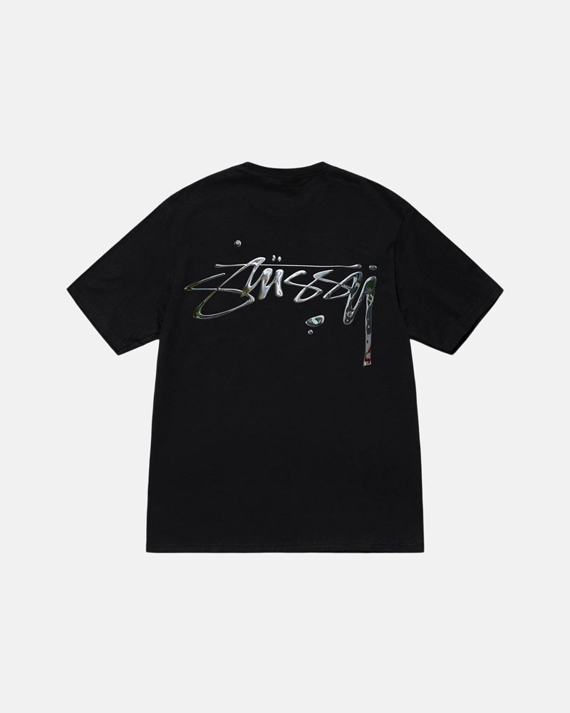 Stüssy Mercury T-shirt Svarta | Sverige 738YNPUMZ