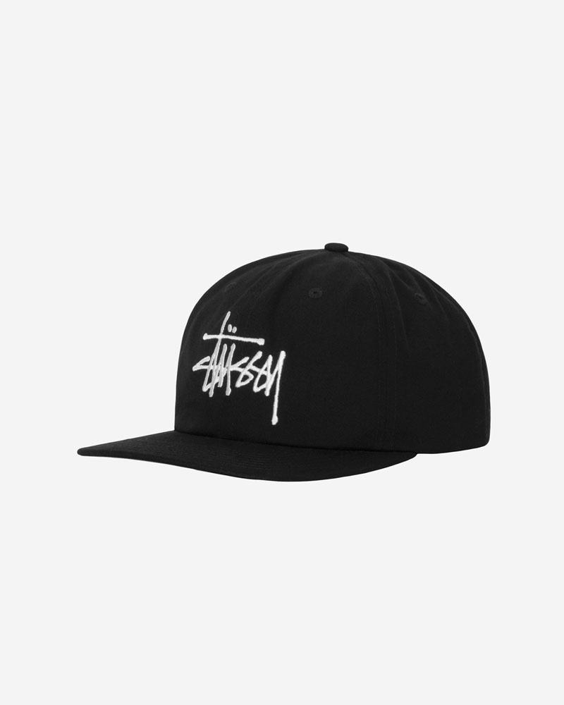 Stüssy Mid-Depth Basic Strapback Kepsar Svarta | Sverige 609LNGVKJ