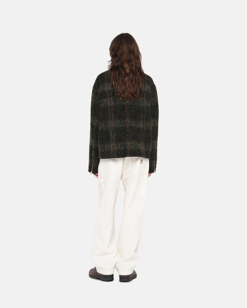 Stüssy Mohair Club Jacka Olivgröna | Sverige 416JDSUIC