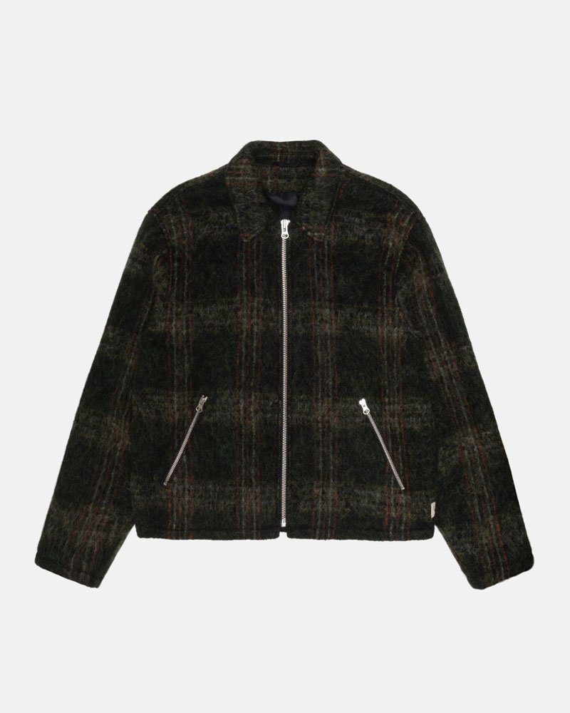 Stüssy Mohair Club Jacka Olivgröna | Sverige 416JDSUIC