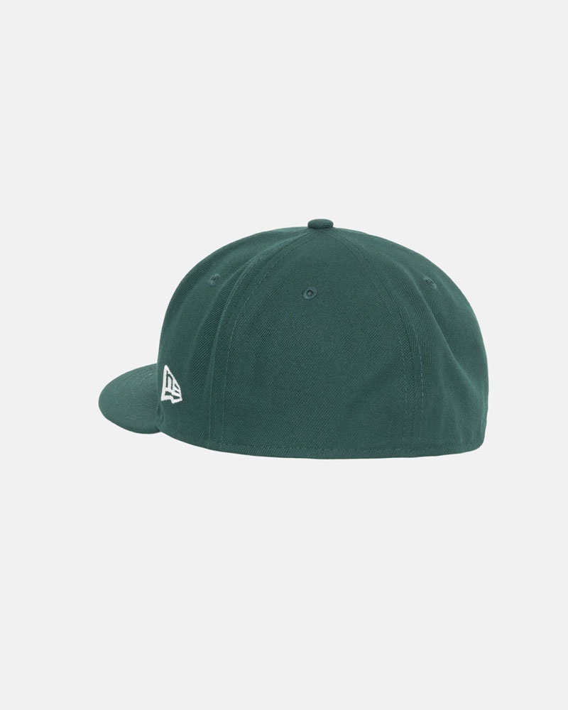 Stüssy New Era 59Fifty Authentic Kepsar Gröna | Sverige 548YHKBNF