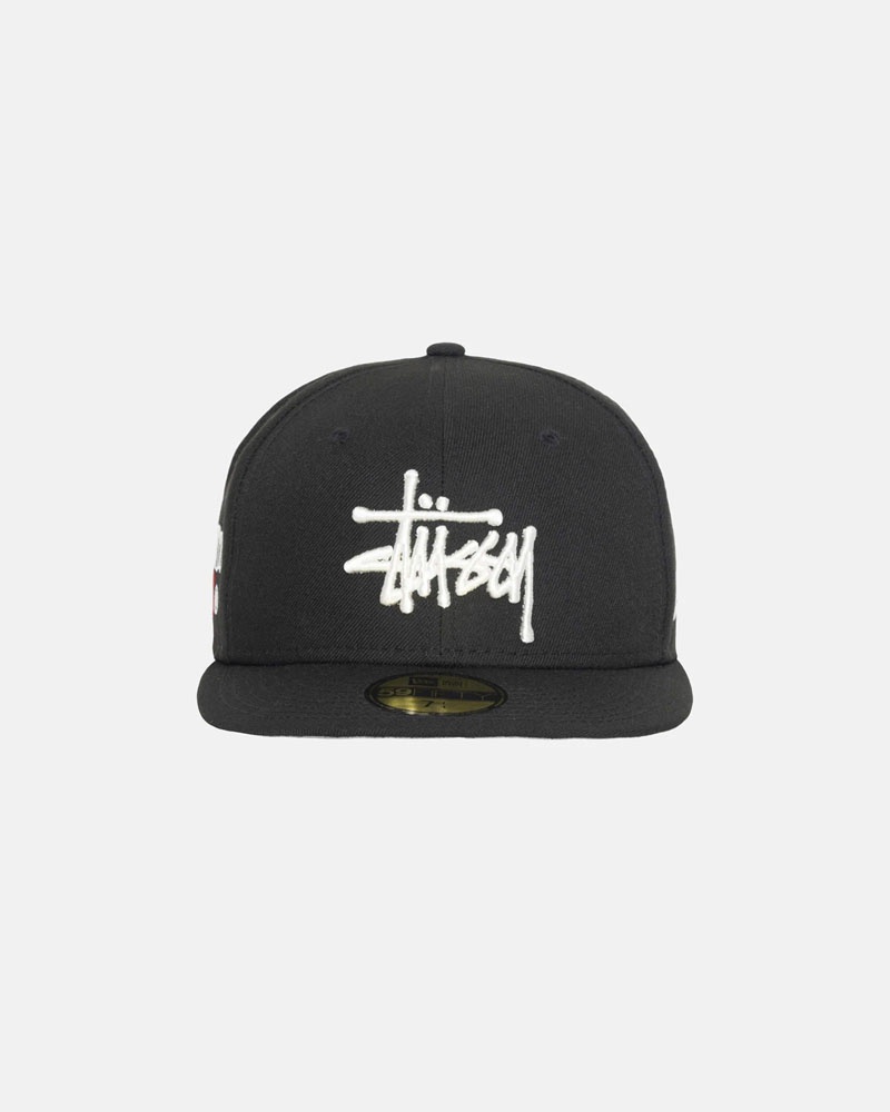 Stüssy New Era 59Fifty Authentic Kepsar Svarta | Sverige 315AJTONE