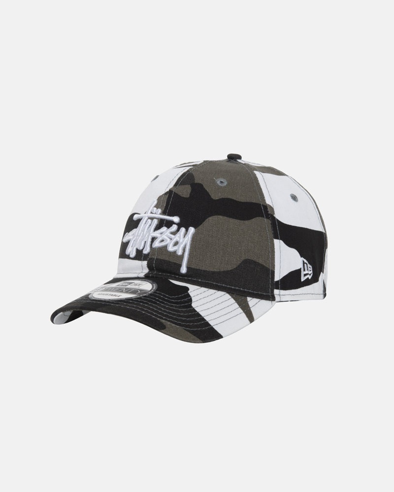 Stüssy New Era 9Twenty Basic Strapback Kepsar Camo | Sverige 981IXWOEV