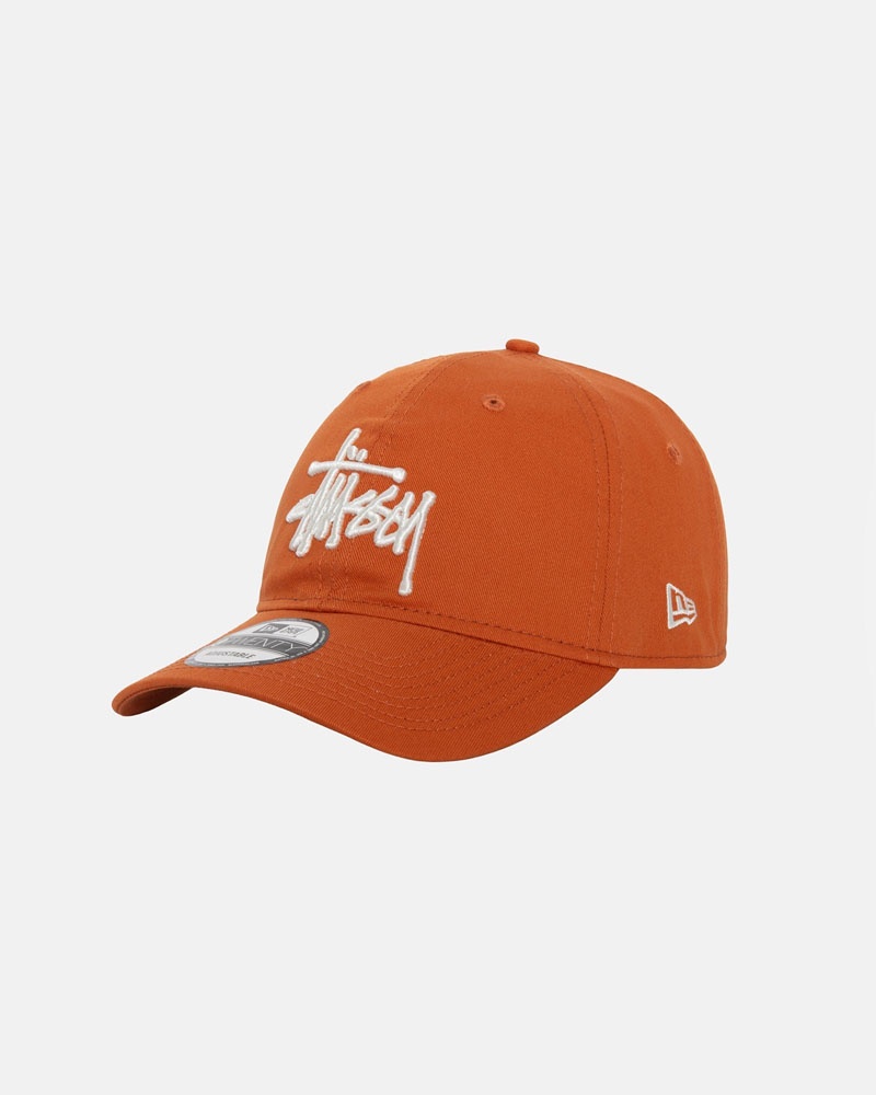 Stüssy New Era 9Twenty Basic Strapback Kepsar Orange | Sverige 196RFVKXU