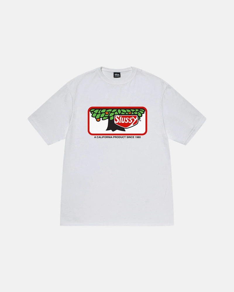 Stüssy Orchard T-shirt Vita | Sverige 507CJHWBE