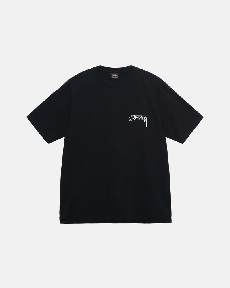 Stüssy Our Legacy Dot Pigment Dyed T-shirt Svarta | Sverige 596EKSPOI