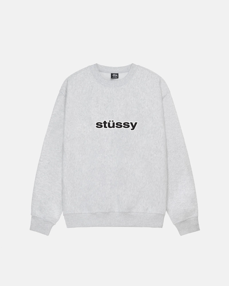 Stüssy SS-Link Crew Sweatshirt Grå | Sverige 721WSAPVO