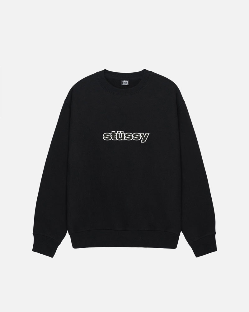 Stüssy SS-Link Crew Sweatshirt Svarta | Sverige 178ZBUORW