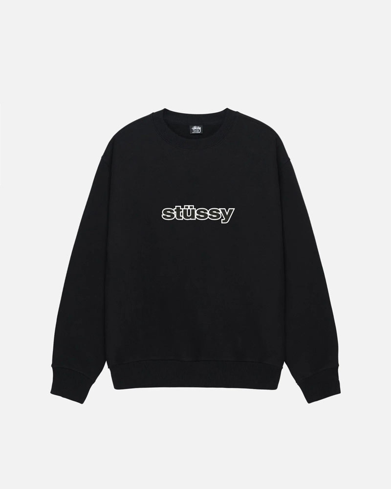 Stüssy SS-Link Crew Sweatshirt Svarta | Sverige 673DUWQCB