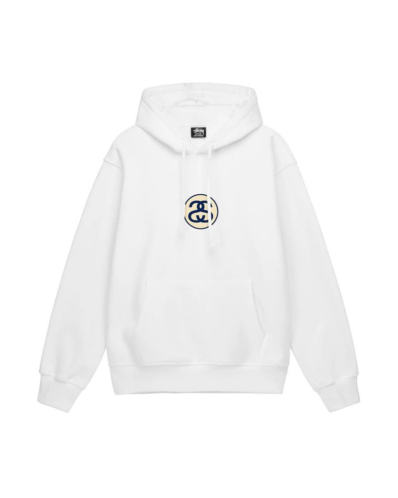 Stüssy SS-Link Hoodie Vita | Sverige 289LSXONV