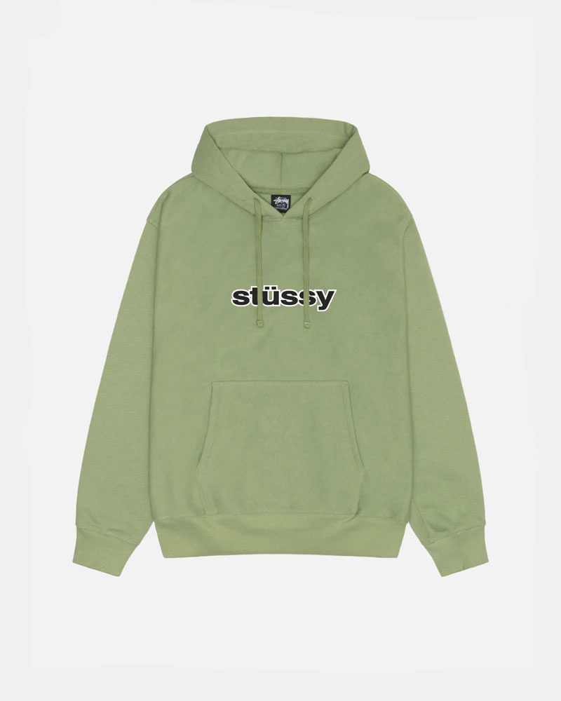 Stüssy SS-Link Moss Hoodie Gröna | Sverige 496XLIBPA