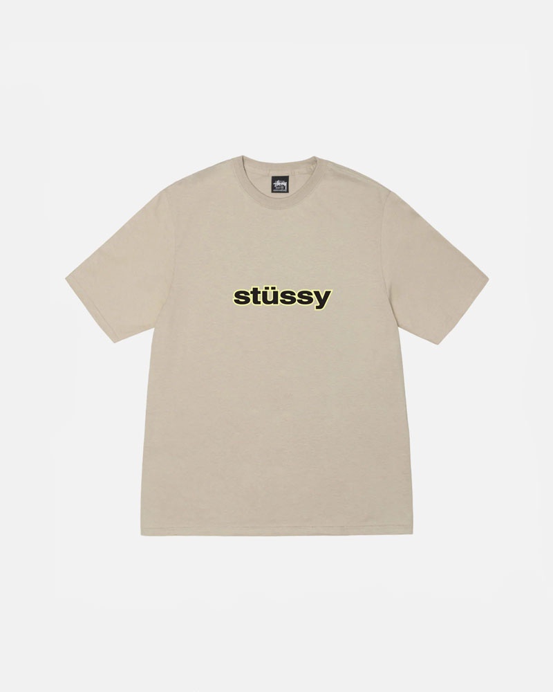 Stüssy SS-Link T-shirt Khaki | Sverige 863ZXCJYE