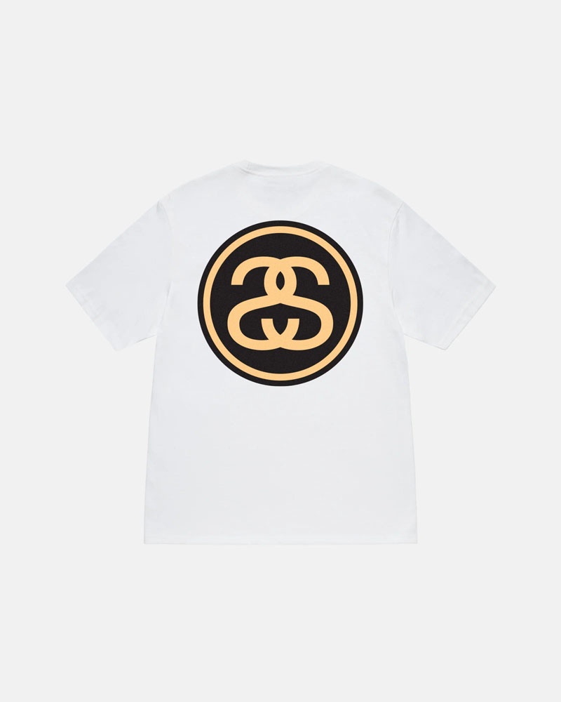 Stüssy SS-Link T-shirt Vita | Sverige 839NELHDU