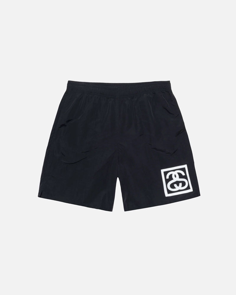 Stüssy SS-Link Vatten Shorts Svarta | Sverige 346AFGTRI