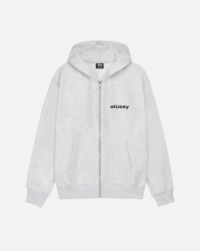 Stüssy SS-Link Zip Hoodie Grå | Sverige 872CRWVAE