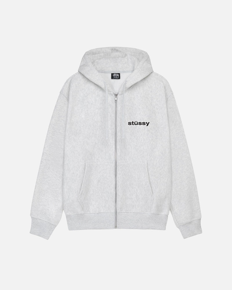 Stüssy SS-Link Zip Hoodie Grå | Sverige 902ESJCFN