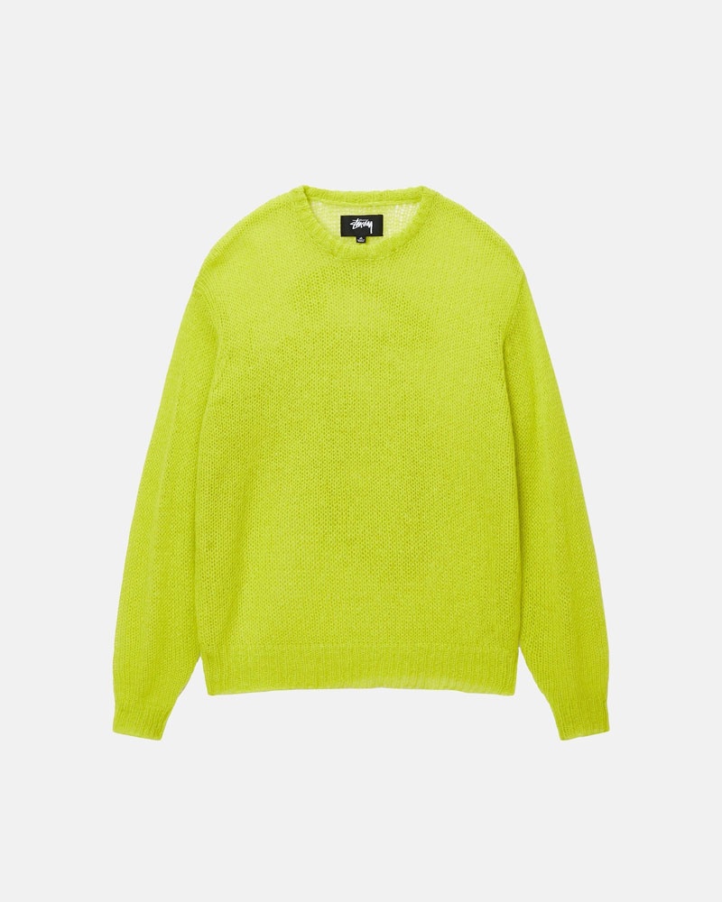 Stüssy S Loose Knit Tröja Ljusgröna | Sverige 104CIAZQJ