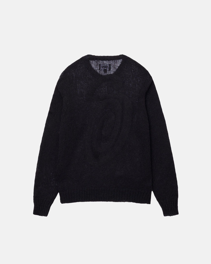 Stüssy S Loose Knit Tröja Svarta | Sverige 361DNSHVT