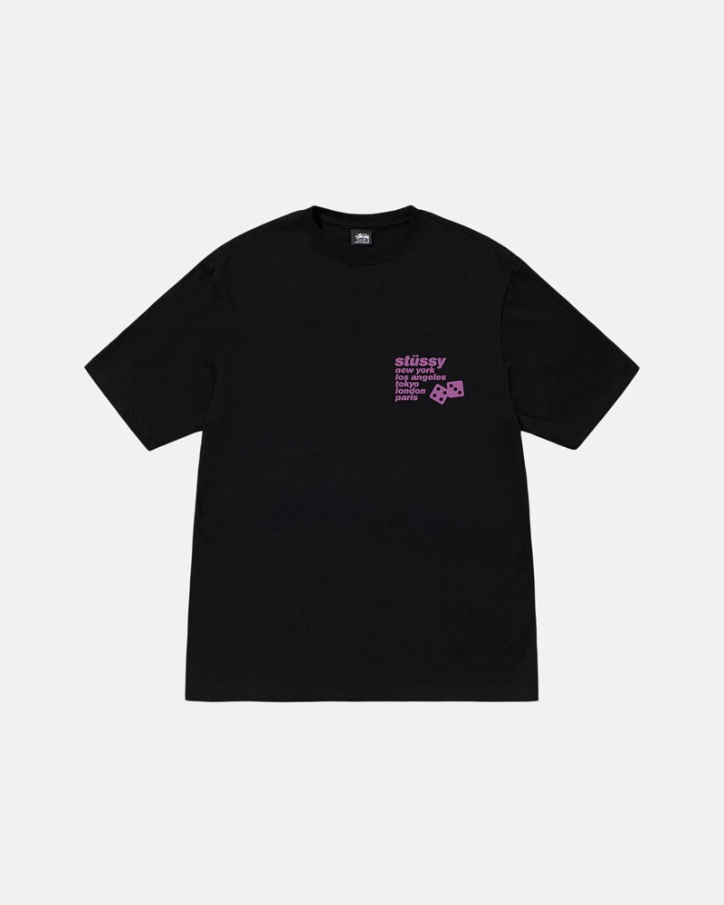 Stüssy Silhouette T-shirt Svarta | Sverige 145QNLEIT