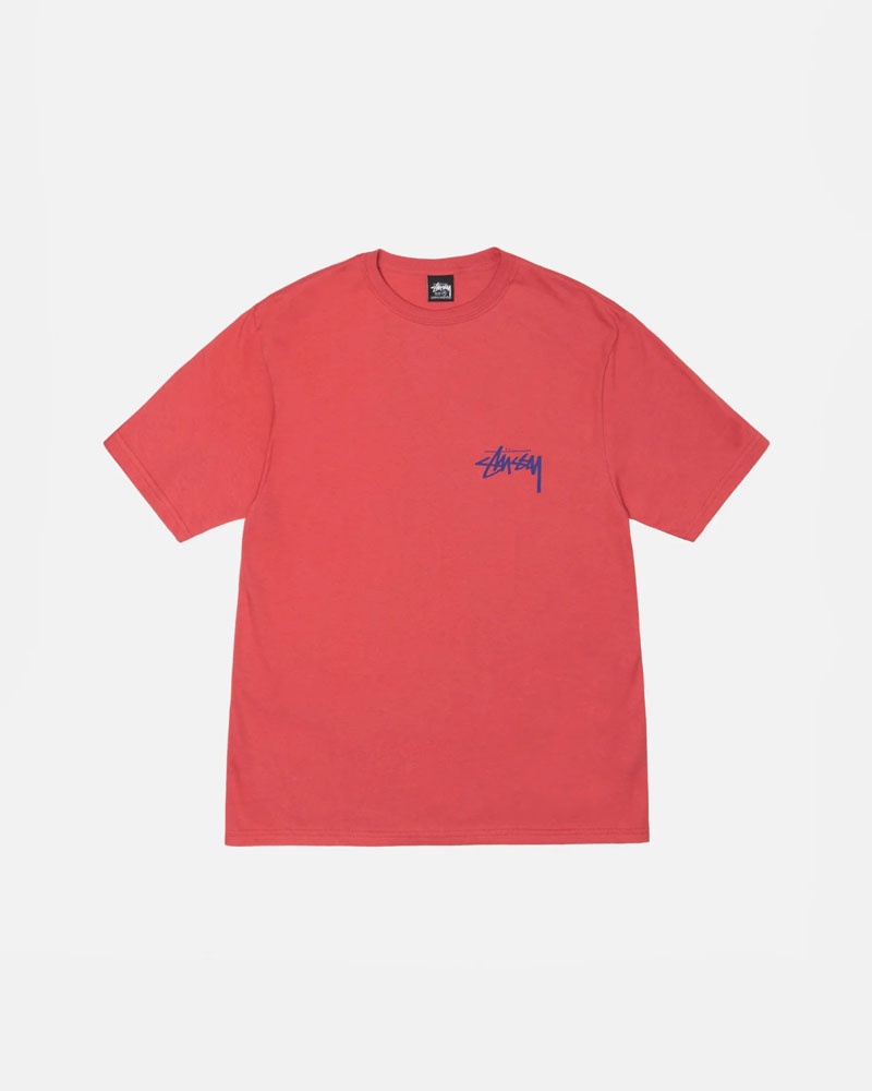 Stüssy Skate Tough T-shirt Röda | Sverige 813CPAZMS