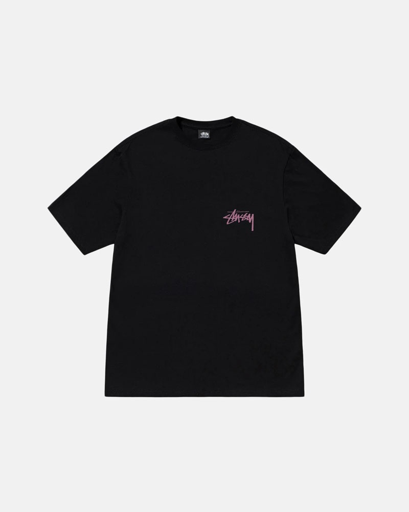 Stüssy Skate Tough T-shirt Svarta | Sverige 203AFLTIS