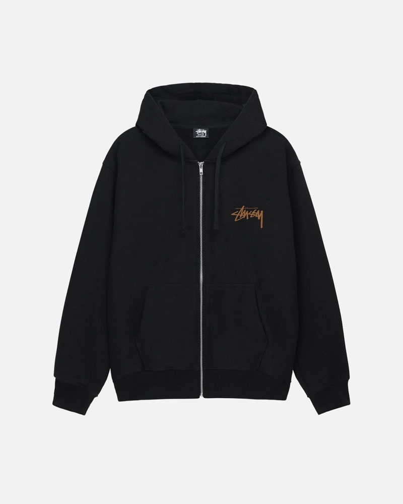 Stüssy Skate Tough Zip Hoodie Svarta | Sverige 713YAHURC