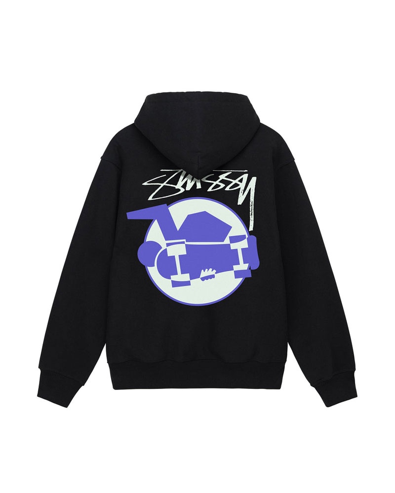 Stüssy Skateman Hoodie Svarta | Sverige 170WMIKLX