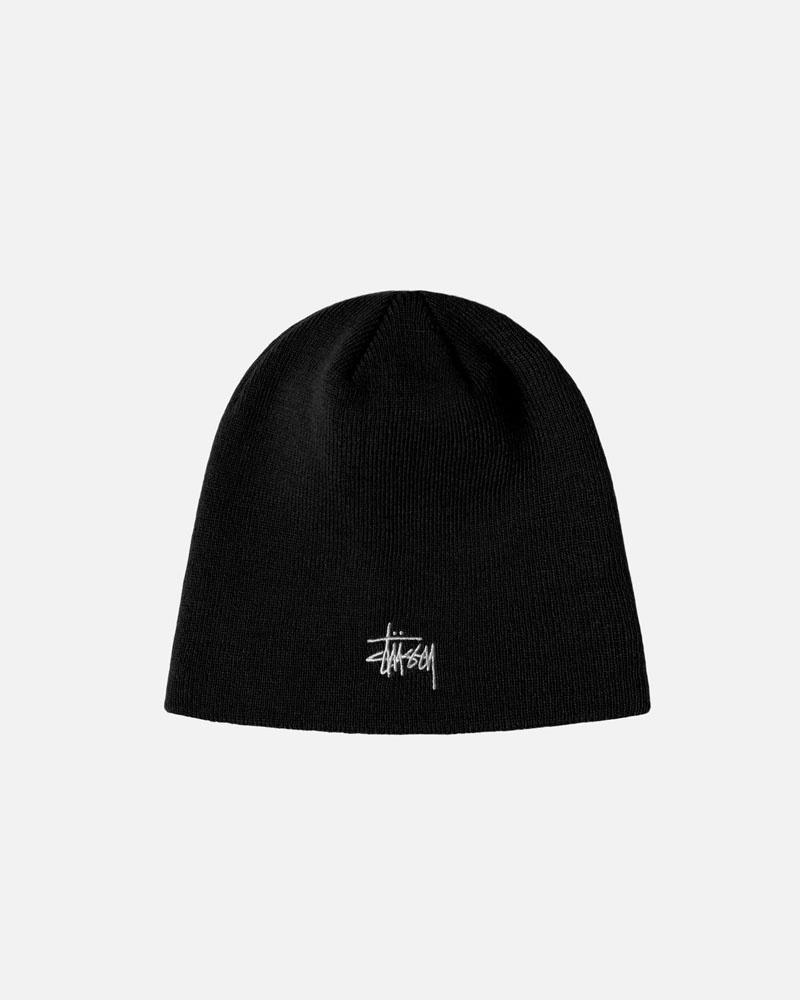 Stüssy Skullcap Basic Mössa Svarta | Sverige 069KAEQTR