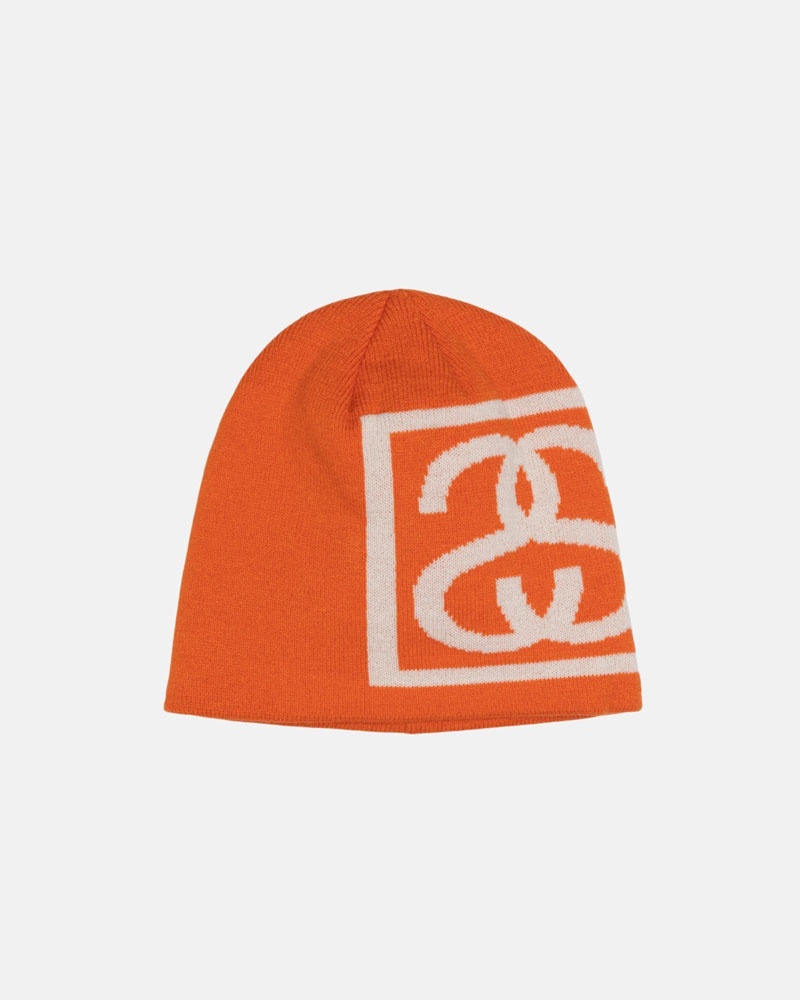 Stüssy Skullcap SS Link Mössa Orange | Sverige 648KSMVOB