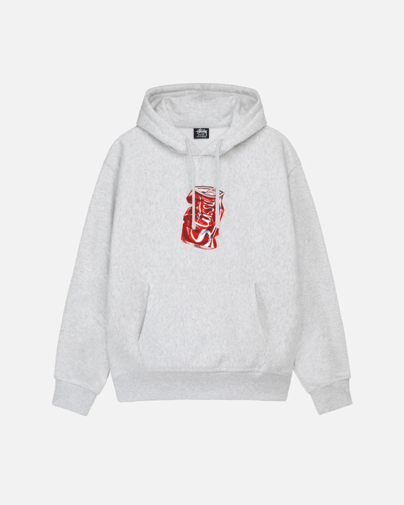 Stüssy Soda Can Hoodie Grå | Sverige 279QLPUCX