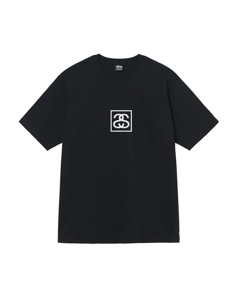 Stüssy Squared T-shirt Svarta | Sverige 973CGHJBL