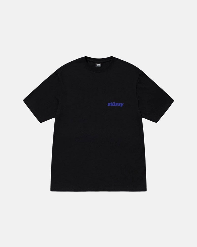 Stüssy Stacked T-shirt Svarta | Sverige 102TUZWMV