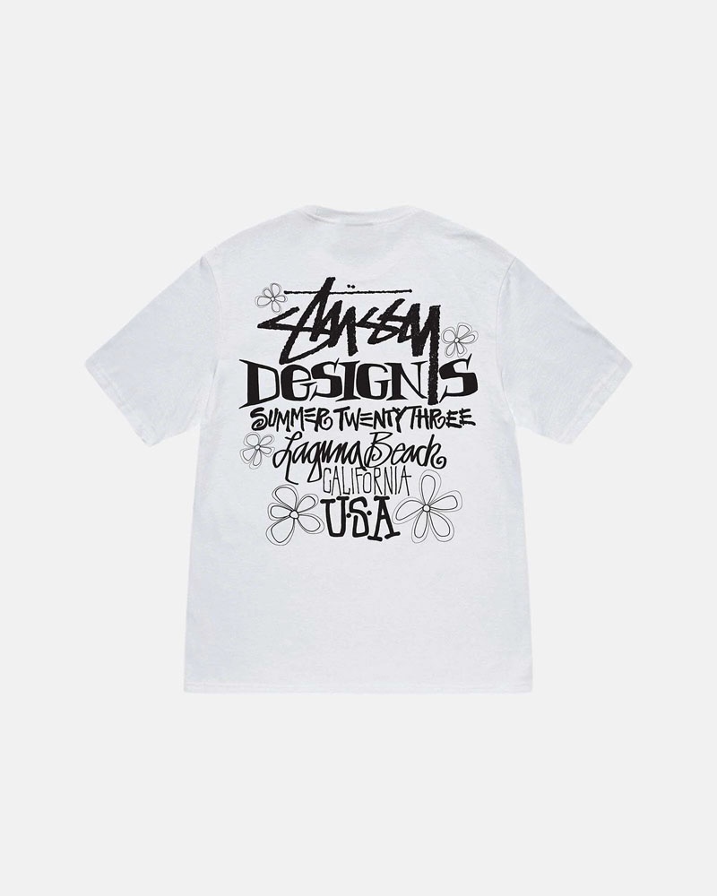 Stüssy Summer LB T-shirt Vita | Sverige 568WASJPF