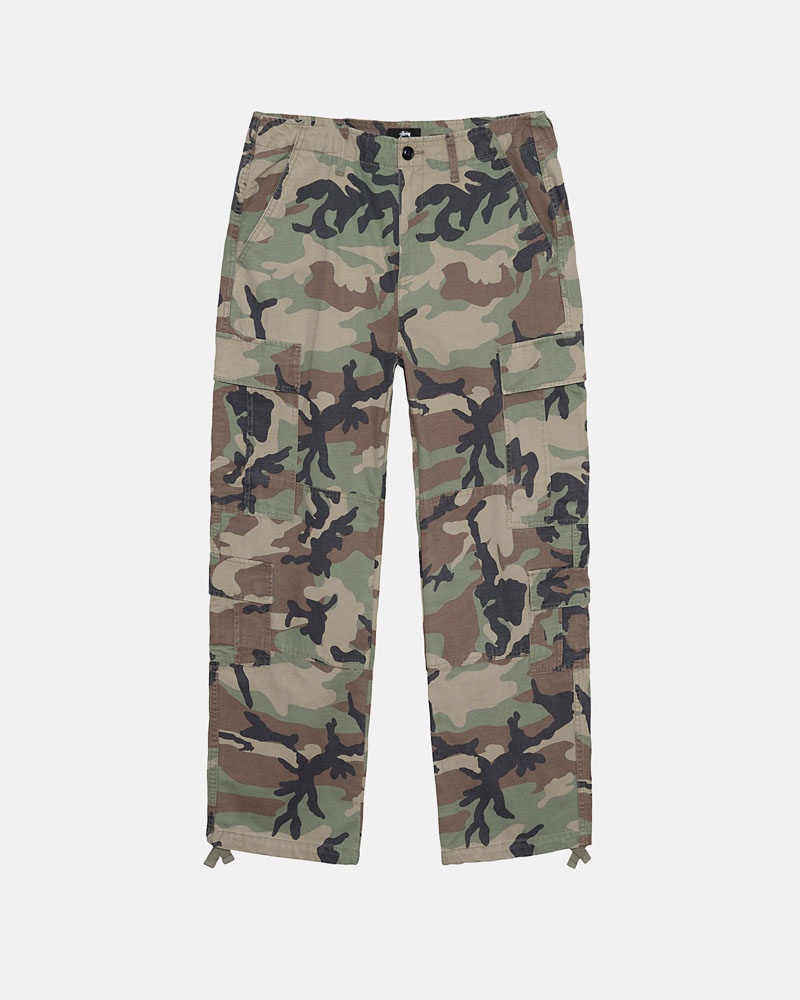 Stüssy Surplus Cargo Ripstop Byxor Camo | Sverige 064GNYITW