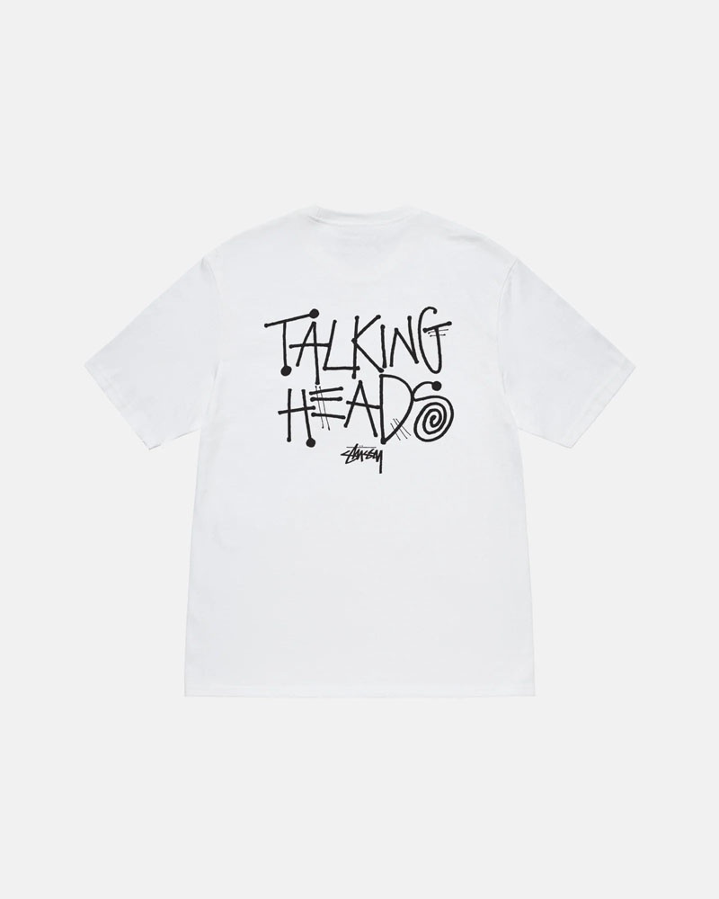 Stüssy Talking Heads Stop Making Sense T-shirt Vita | Sverige 764OKSFVX