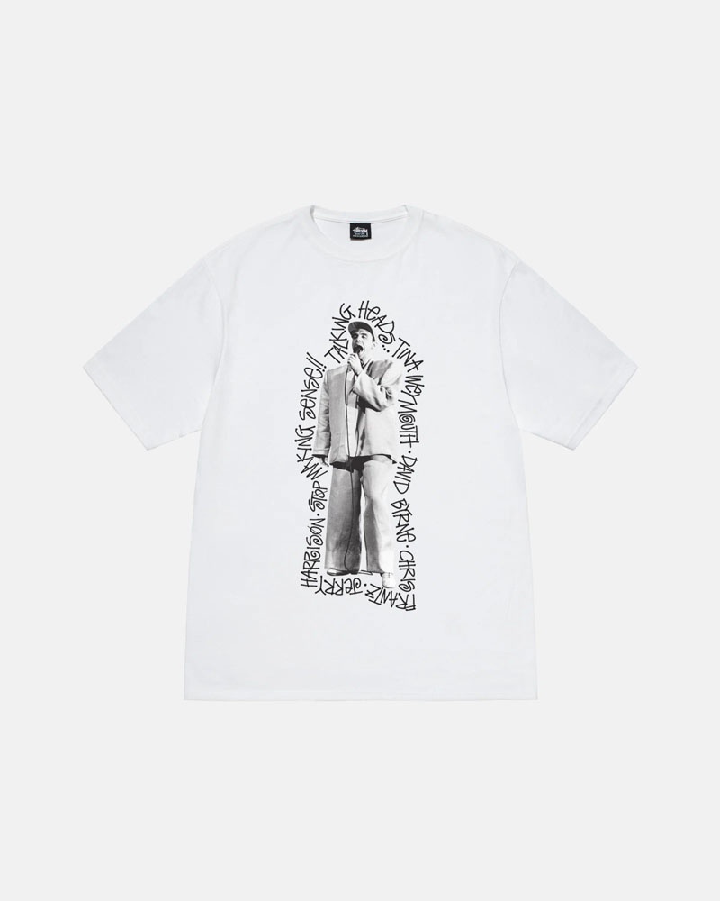 Stüssy Talking Heads Stop Making Sense T-shirt Vita | Sverige 764OKSFVX