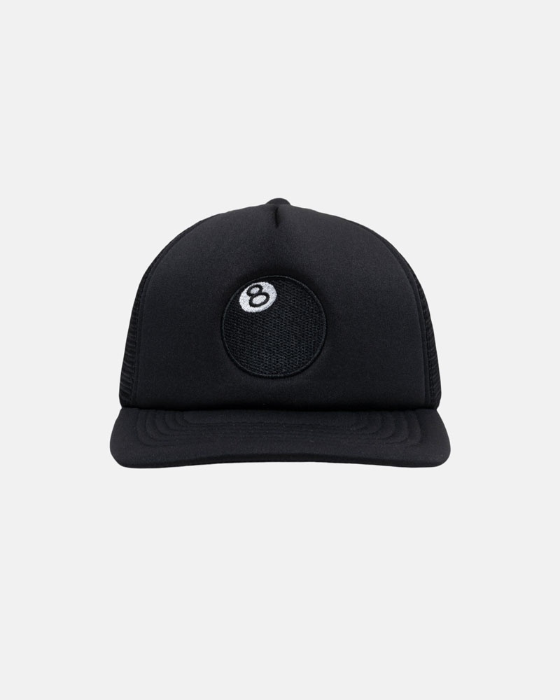 Stüssy Trucker 8 Ball Snapback Kepsar Svarta | Sverige 543FHMOGC