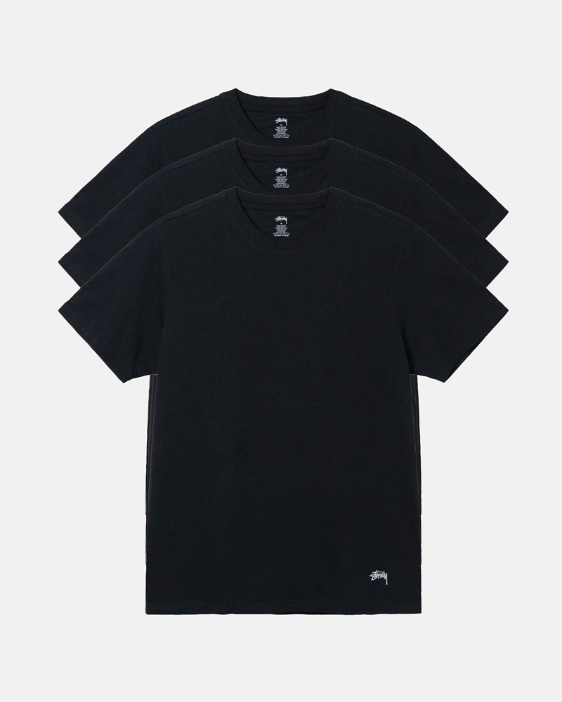 Stüssy Undershirts T-shirt Svarta | Sverige 524MJPXCA